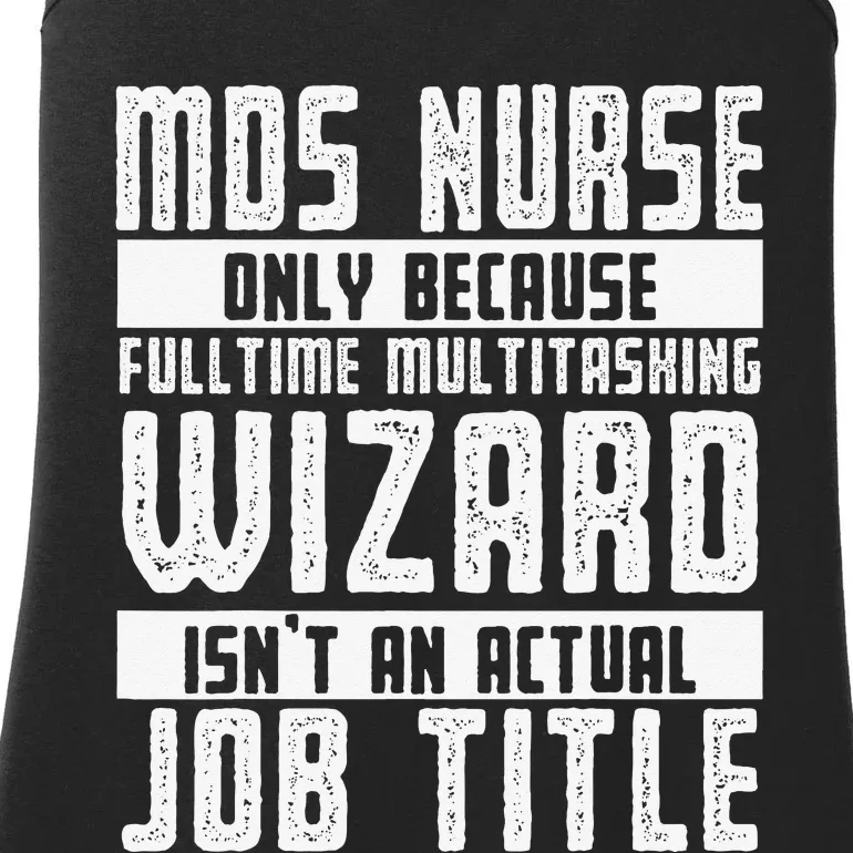 MDS Nurse Apparel Best Funny Nurses Design Ladies Essential Tank