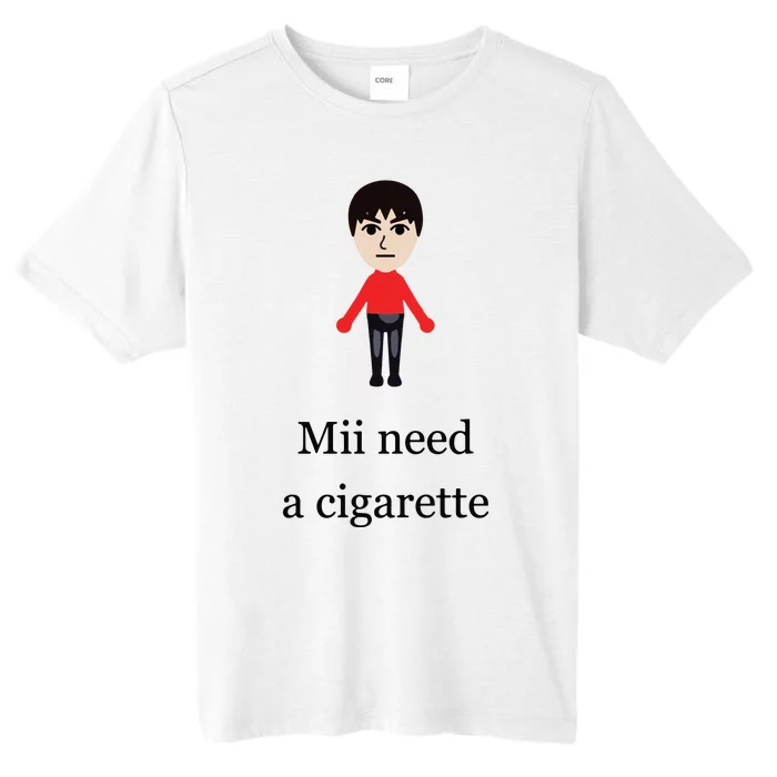 Mii Need A Cigarette Funny Wii ChromaSoft Performance T-Shirt