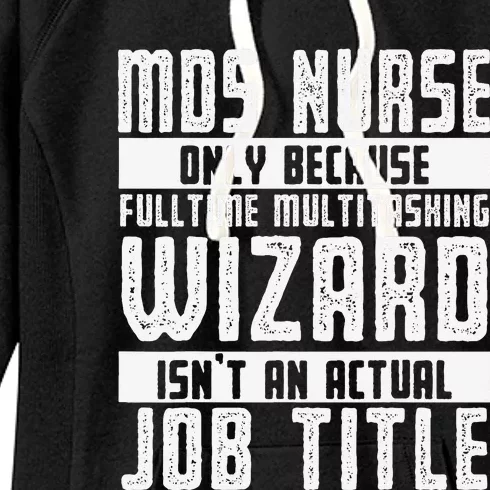 MDS Nurse Apparel Best Funny Nurses week Women's Fleece Hoodie