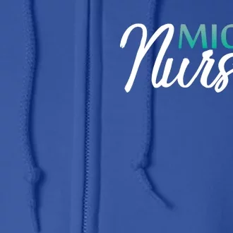 Micu Nurse Appreciation Medical Intensive Care Units Nurses Gift Full Zip Hoodie