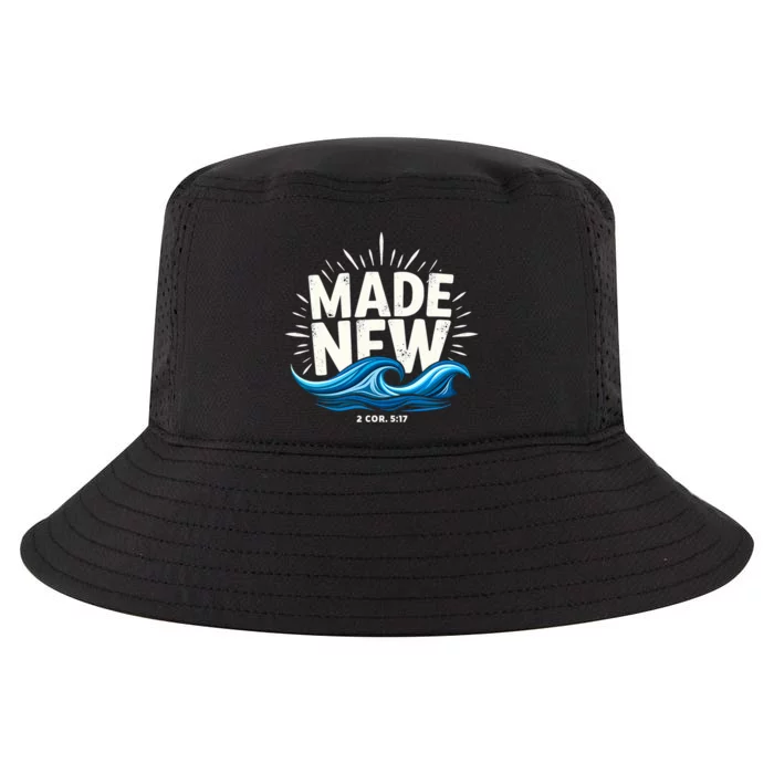 Made New Baptized Baptism Magical And Funny Baptism Gifts Cool Comfort Performance Bucket Hat