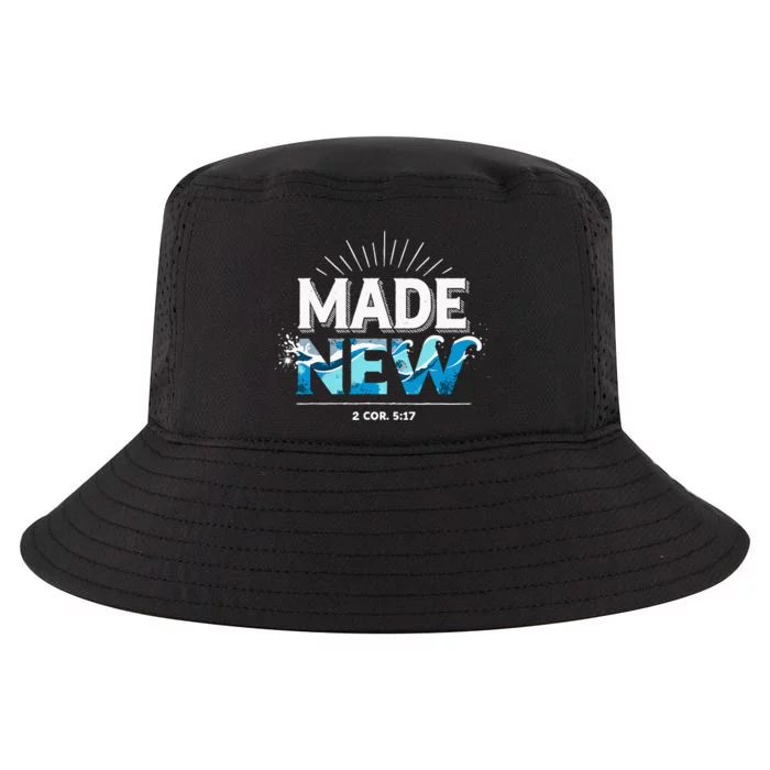 Made New Baptized Baptism Cool Comfort Performance Bucket Hat