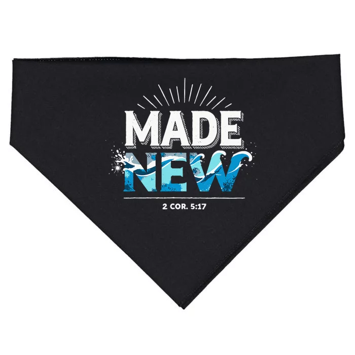 Made New Baptized Baptism USA-Made Doggie Bandana