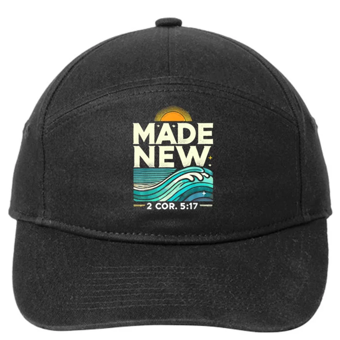 Made New Baptism Christian For Baptized 7-Panel Snapback Hat