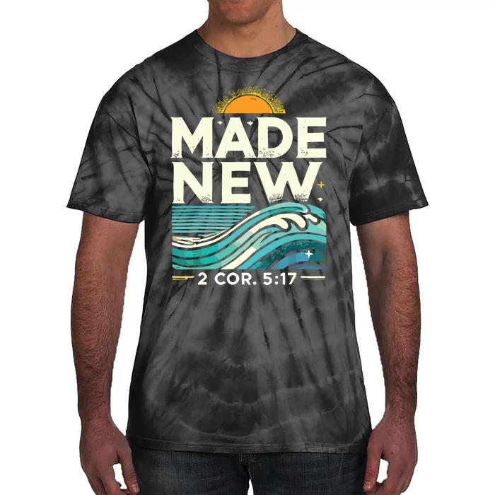 Made New Baptism Christian Tie-Dye T-Shirt