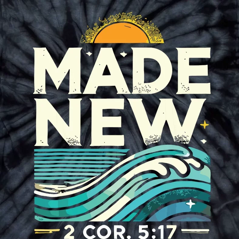 Made New Baptism Christian Tie-Dye T-Shirt