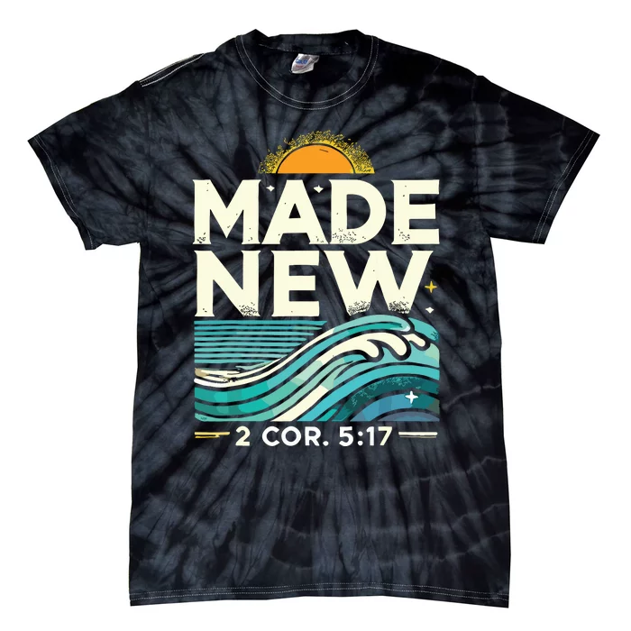 Made New Baptism Christian Tie-Dye T-Shirt