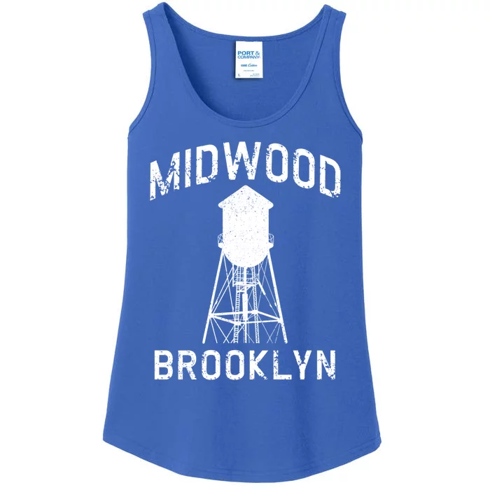 Midwood Nyc Brooklynite Gift Brooklyn Water Tower Gift Ladies Essential Tank