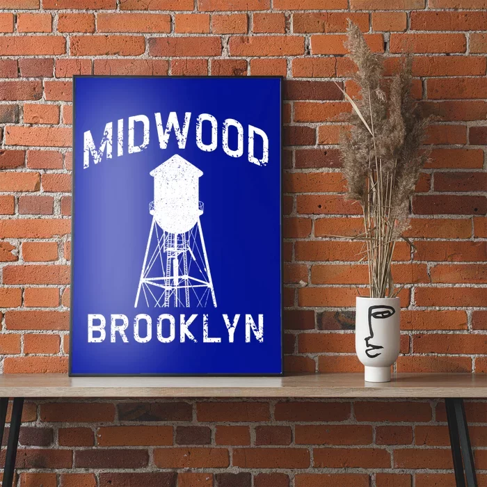 Midwood Nyc Brooklynite Gift Brooklyn Water Tower Gift Poster