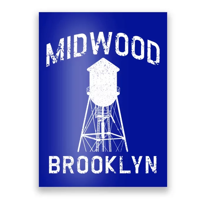 Midwood Nyc Brooklynite Gift Brooklyn Water Tower Gift Poster