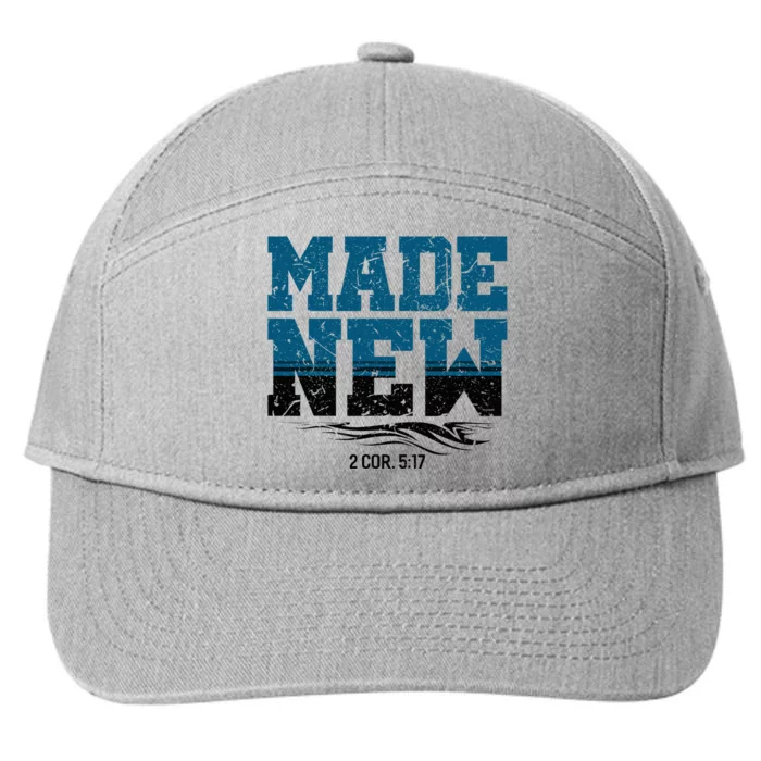 Made New Baptism Christian 7-Panel Snapback Hat