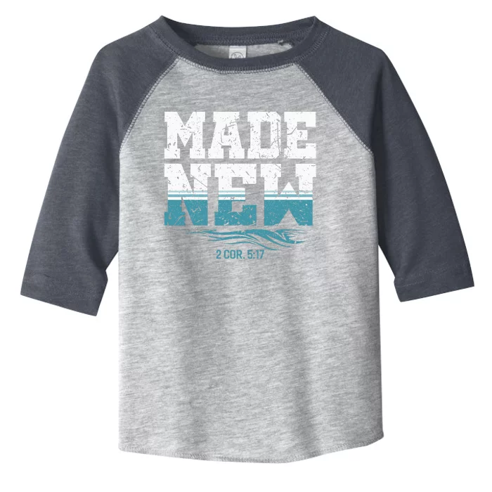 Made New Baptism Christian For Baptized Toddler Fine Jersey T-Shirt