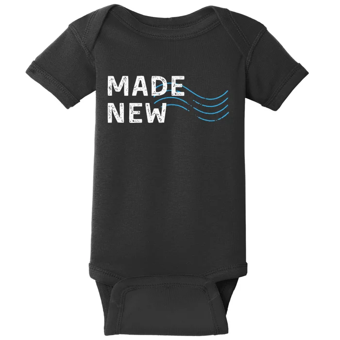 Made New Baptism Baby Bodysuit