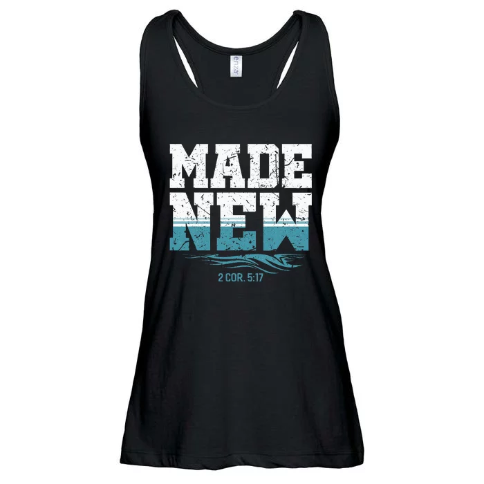 Made New Baptism Christian For Baptized Ladies Essential Flowy Tank