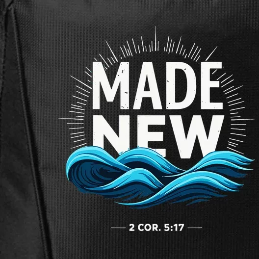 Made New Baptized Baptism City Backpack