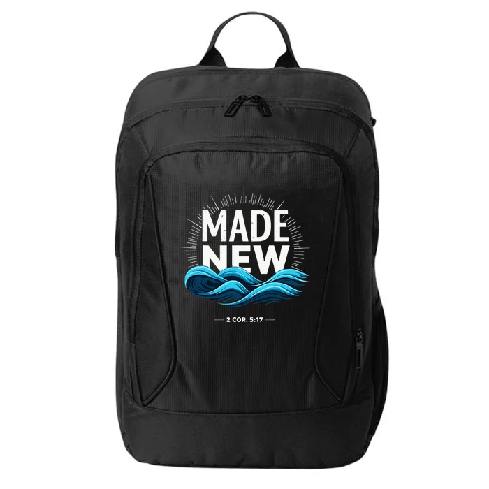 Made New Baptized Baptism City Backpack