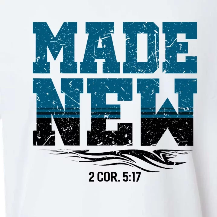 Made New Baptism Christian Sueded Cloud Jersey T-Shirt