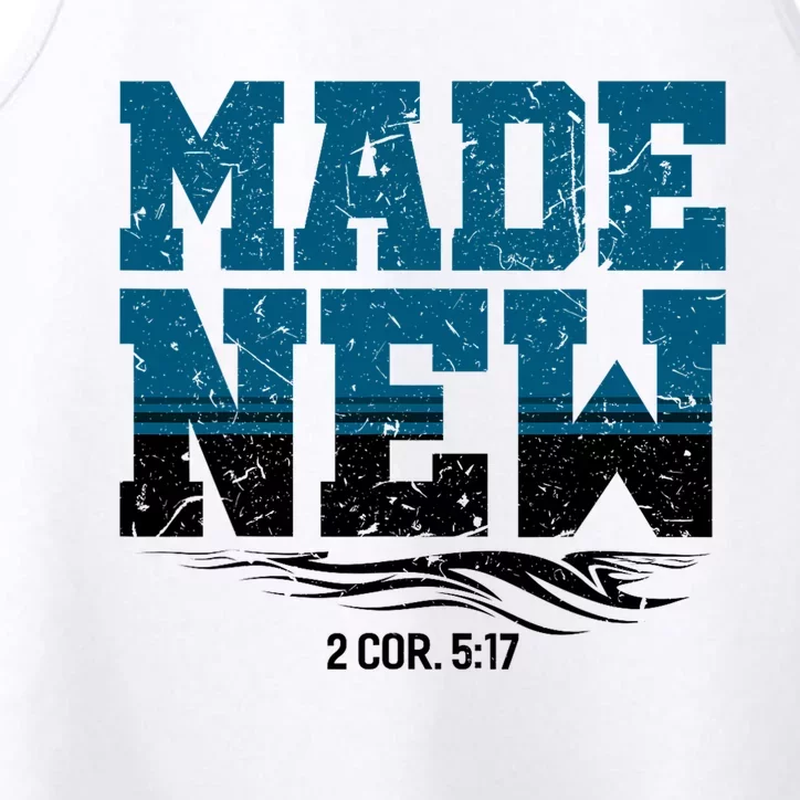 Made New Baptism Christian Performance Tank