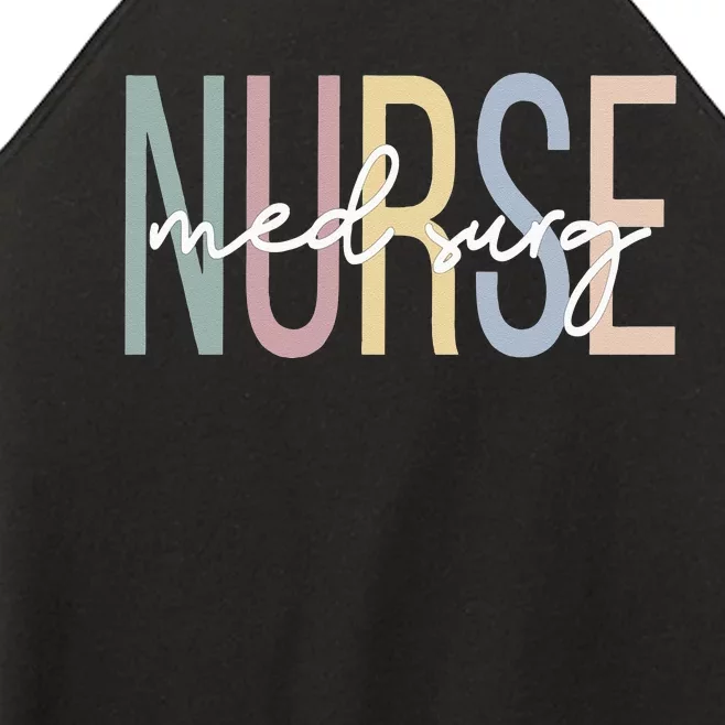 MedicalSurgical Nursing Boho Med Surg Nurse Women’s Perfect Tri Rocker Tank