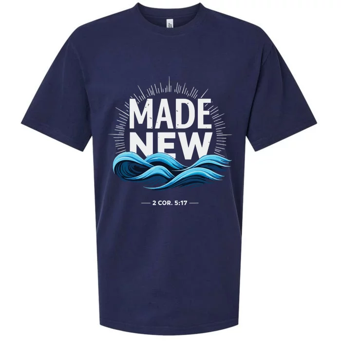 Made New Baptized Baptism Sueded Cloud Jersey T-Shirt