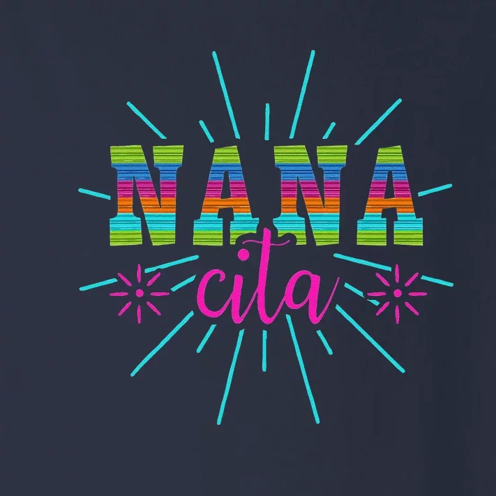 Mexican Nanacita Cinco De Mayo Mother's Day Toddler Long Sleeve Shirt