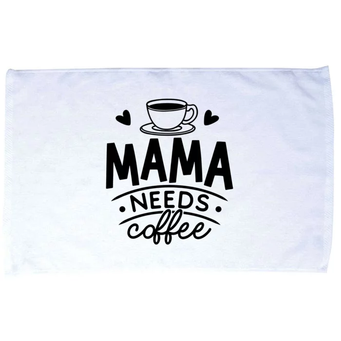 Mama Needs Coffee Microfiber Hand Towel