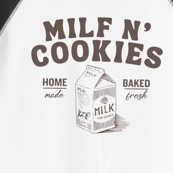 Milf N Cookies Stay At Home Toddler Fine Jersey T-Shirt