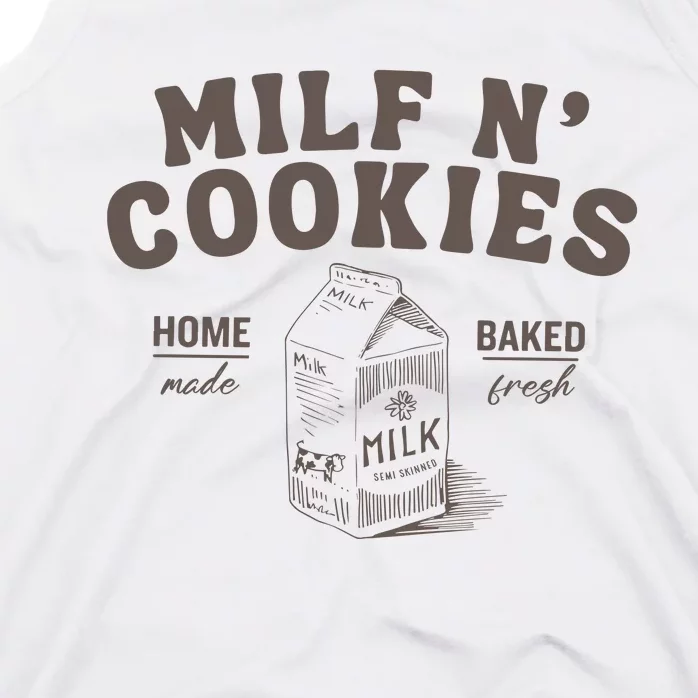 Milf N Cookies Stay At Home Tank Top