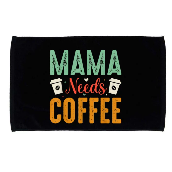 Mama Needs Coffee Microfiber Hand Towel