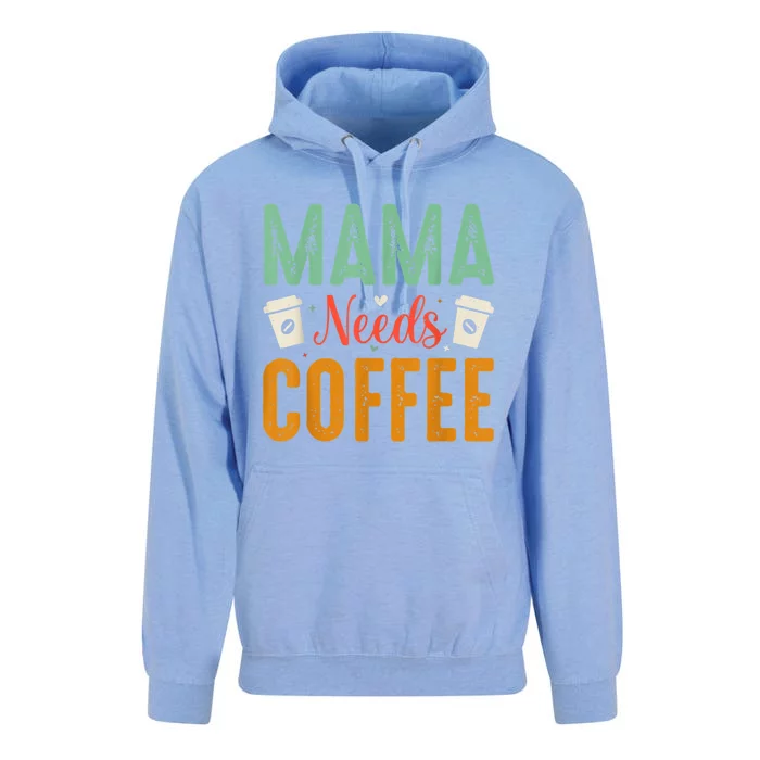 Mama Needs Coffee Unisex Surf Hoodie