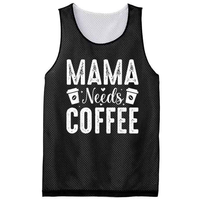 Mama Needs Coffee Mesh Reversible Basketball Jersey Tank