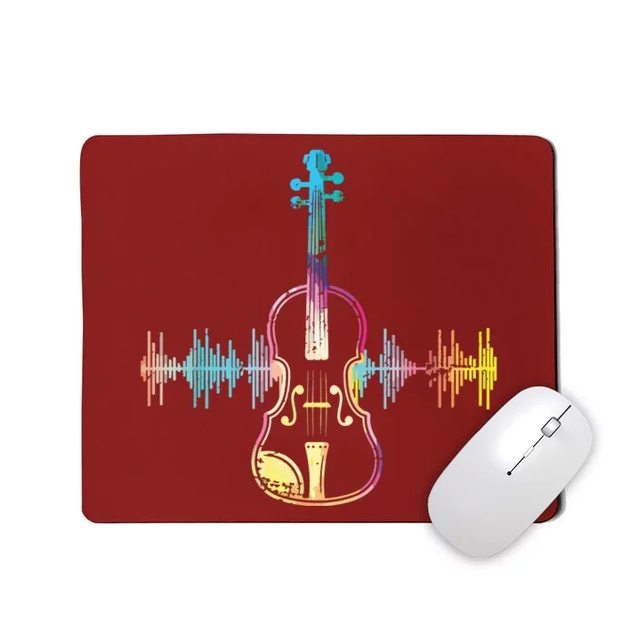 Music Notes Classical Musician Violin Player Gift Violin Mousepad