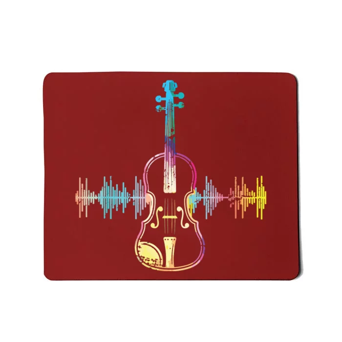 Music Notes Classical Musician Violin Player Gift Violin Mousepad