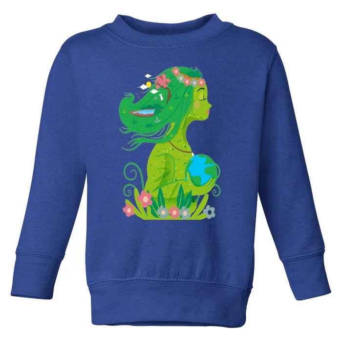 Mother Nature Conservation Earth Earth Day Druid Gift Meaningful Gift Toddler Sweatshirt