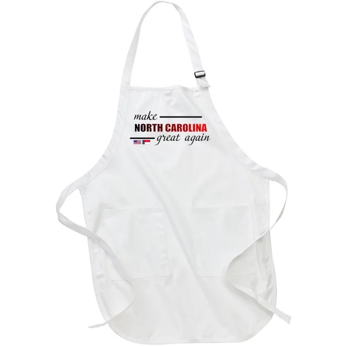 Make North Carolina Great Again Full-Length Apron With Pocket