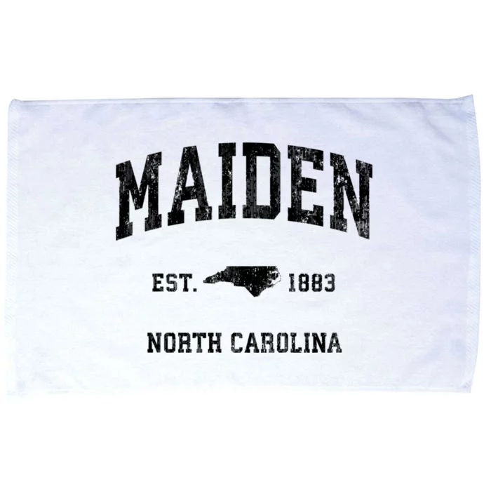 Maiden North Carolina Nc Vintage Athletic Microfiber Hand Towel