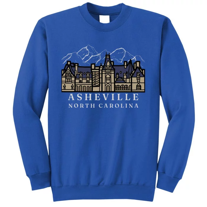 Mountains North Carolina Asheville Biltmore Tall Sweatshirt