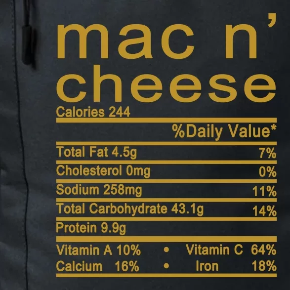 Mac N' Cheese Thanksgiving Dinner Daily Commute Backpack