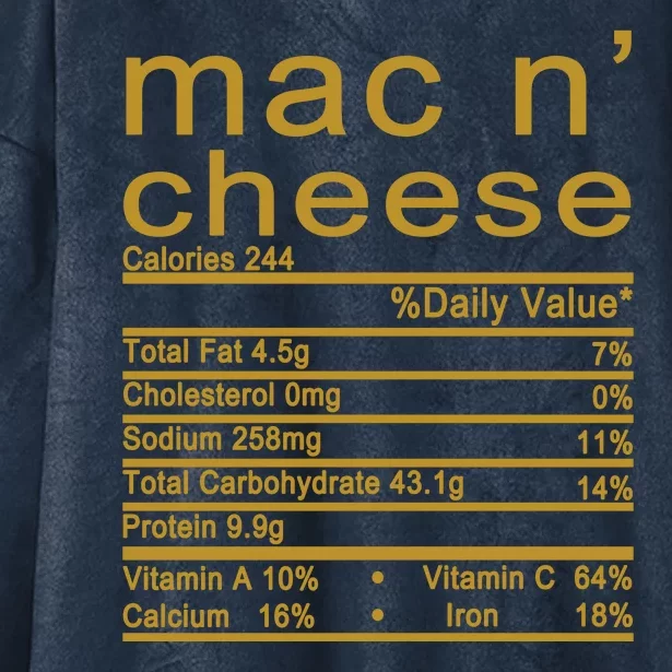 Mac N' Cheese Thanksgiving Dinner Hooded Wearable Blanket