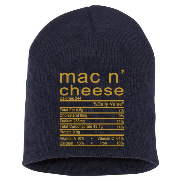 Mac N' Cheese Thanksgiving Dinner Short Acrylic Beanie