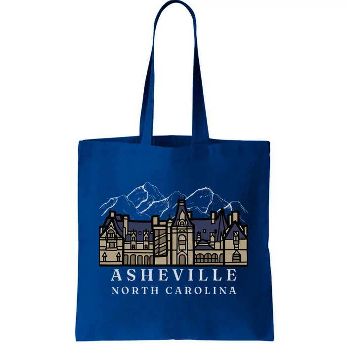 Mountains North Carolina Asheville Biltmore. Tote Bag