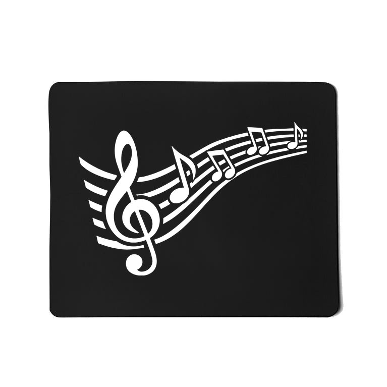 Music Notes Clef Mousepad