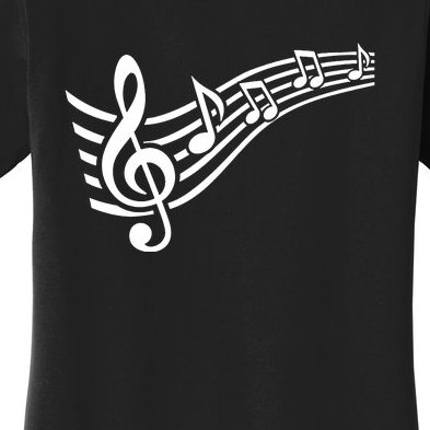 Music Notes Clef Women's T-Shirt