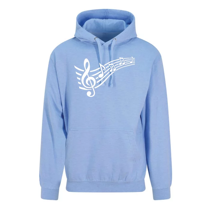 Music Notes Clef Unisex Surf Hoodie