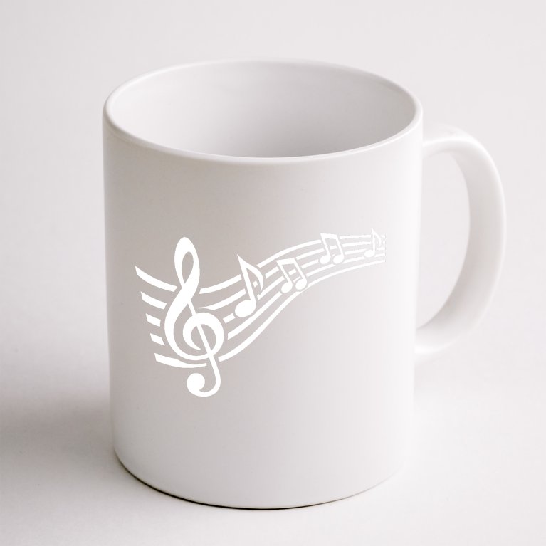 Music Notes Clef Coffee Mug