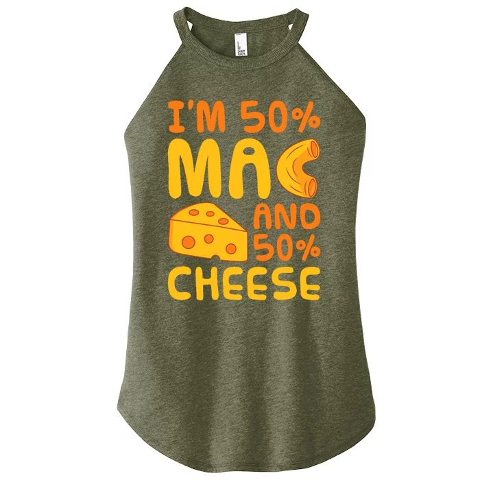 Mac N Cheese Pasta American Macaroni And Cheese Women’s Perfect Tri Rocker Tank