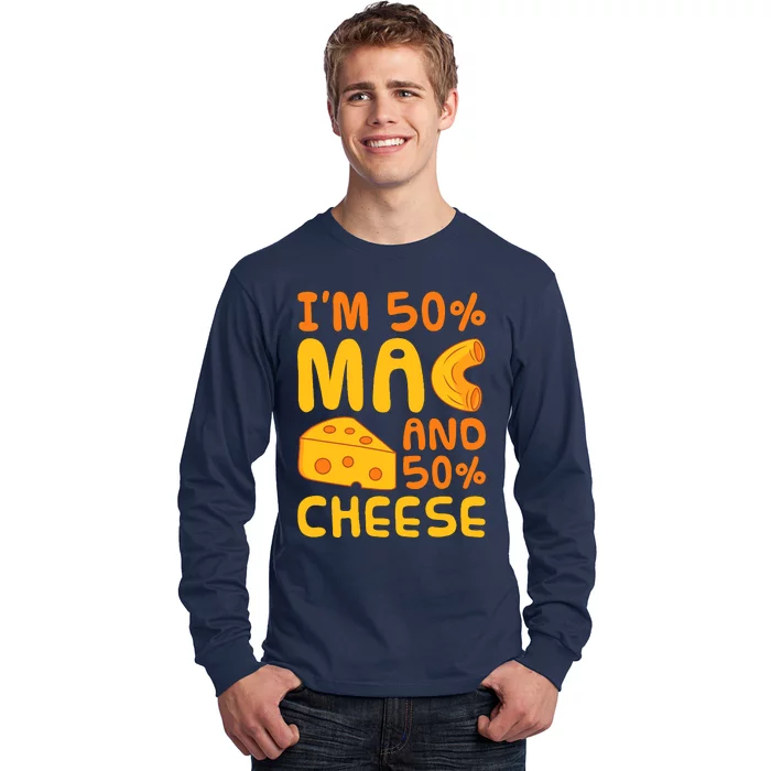 Mac N Cheese Pasta American Macaroni And Cheese Long Sleeve Shirt