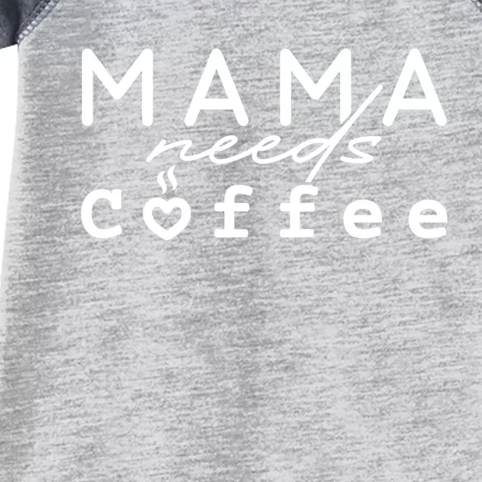 Mama Needs Coffee Cute Gift Infant Baby Jersey Bodysuit