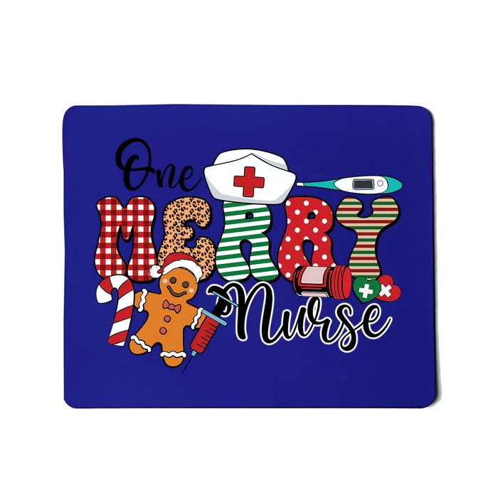 Merry Nurse Christmas Cookie Nursing Christmas Gift Mousepad