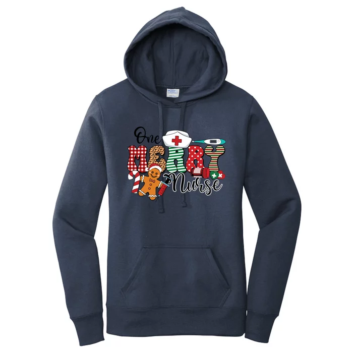 Merry Nurse Christmas Cookie Nursing Christmas Gift Women's Pullover Hoodie